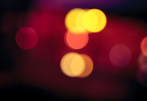 фото, bokeh, Red light blur