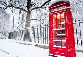 Зима, лондон, день