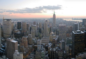 Нью-йорк, небоскрёбы, manhattan, манхэттен, new york, обои