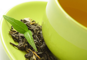 чашка, растение, листок, Чай