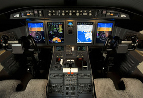 Bombardier, , challenger 605, flight deck