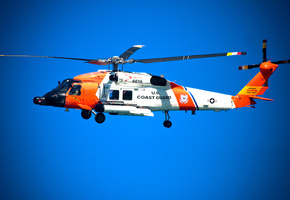 Hh-60 jayhawk, вертолет, united states coast guard, береговая охрана