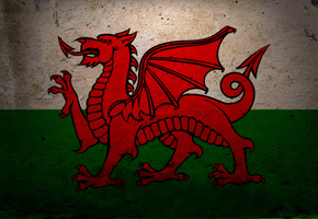 уэльс, Флаг, дракон, герб