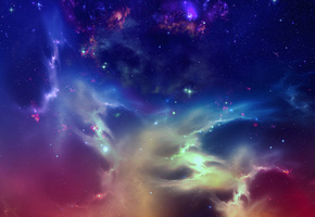 туманность титан, Космос, star formation, звезды, nebula titanus