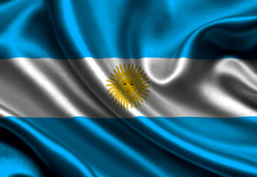 Argentina, Satin, Flag