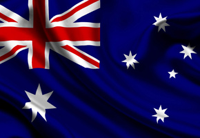 Australia, Satin, Flag
