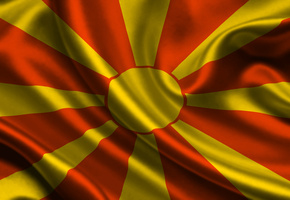 Macedonia, Satin, Flag