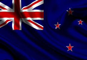 New Zealand, Satin, Flag