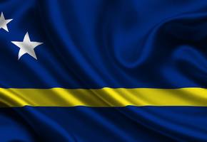 Curacao, Satin, Flag