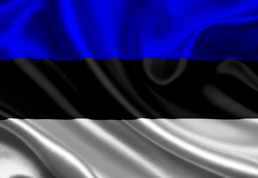 Estonia, satin, flag