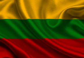 Lithuania, satin, flag
