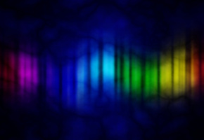 Rainbow, радуга, гимп, цвета, облака, абстракция, gimp, темные