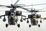 Ми-28н, вертолет, пара