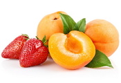 фрукты, персик, Еда, клубника