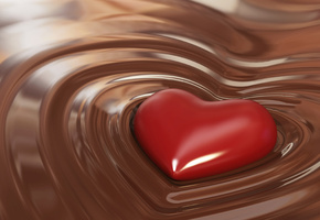 сердце, вкусно, Шоколад