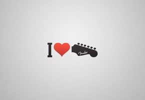 Я люблю, love., сердце, гитара