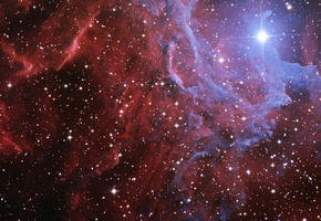 Ic 405, пламенеющей звезды, пламя, туманность, flamming nebula