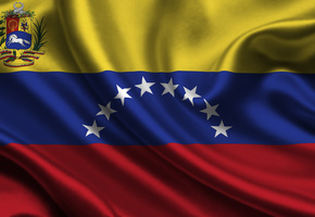 Venezuela, satin, flag