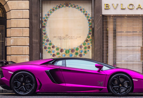 london, purple, суперкар, спорткар, aventador, Lamborghini, luxury, lp760-4