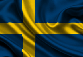 Sweden, satin, flag